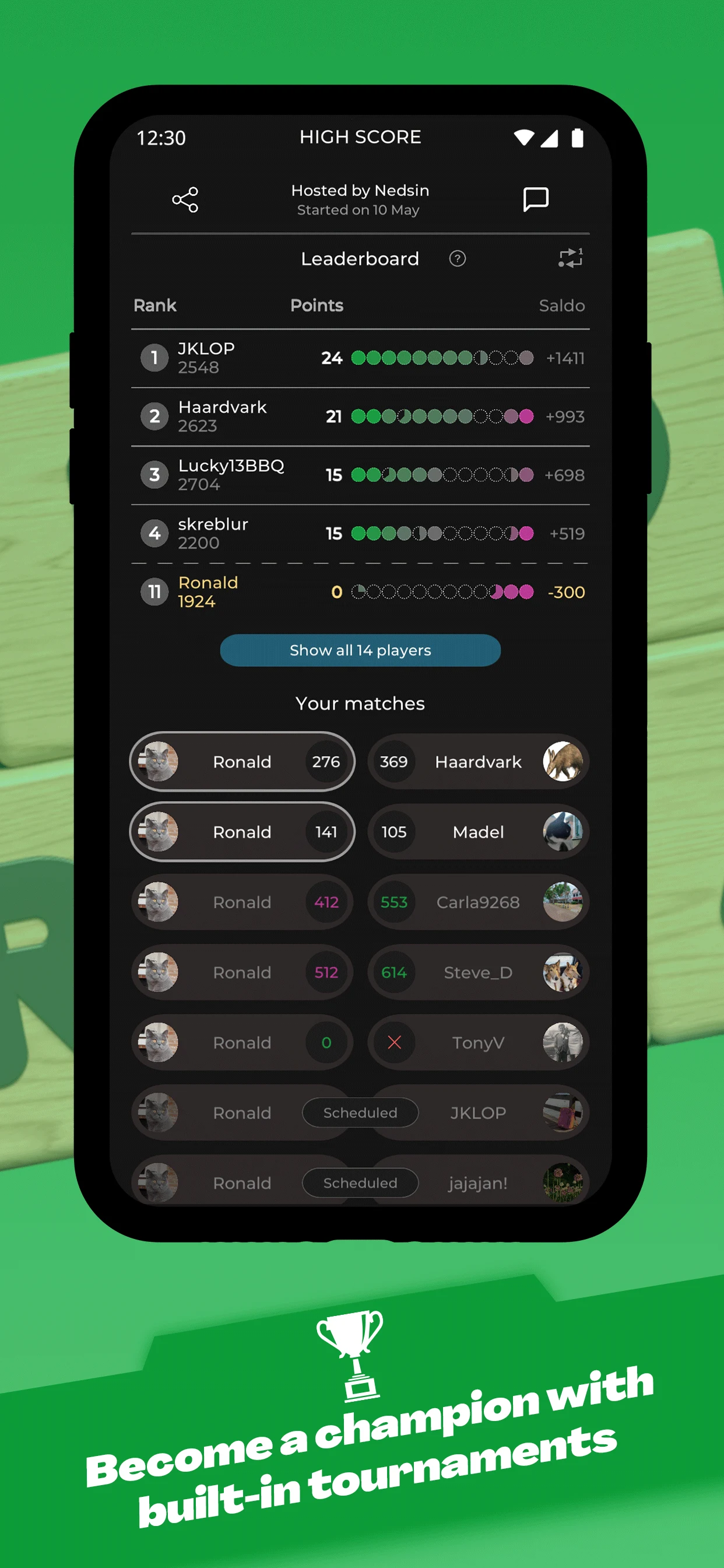 Wurdian: Multiplayer Word Game screenshot